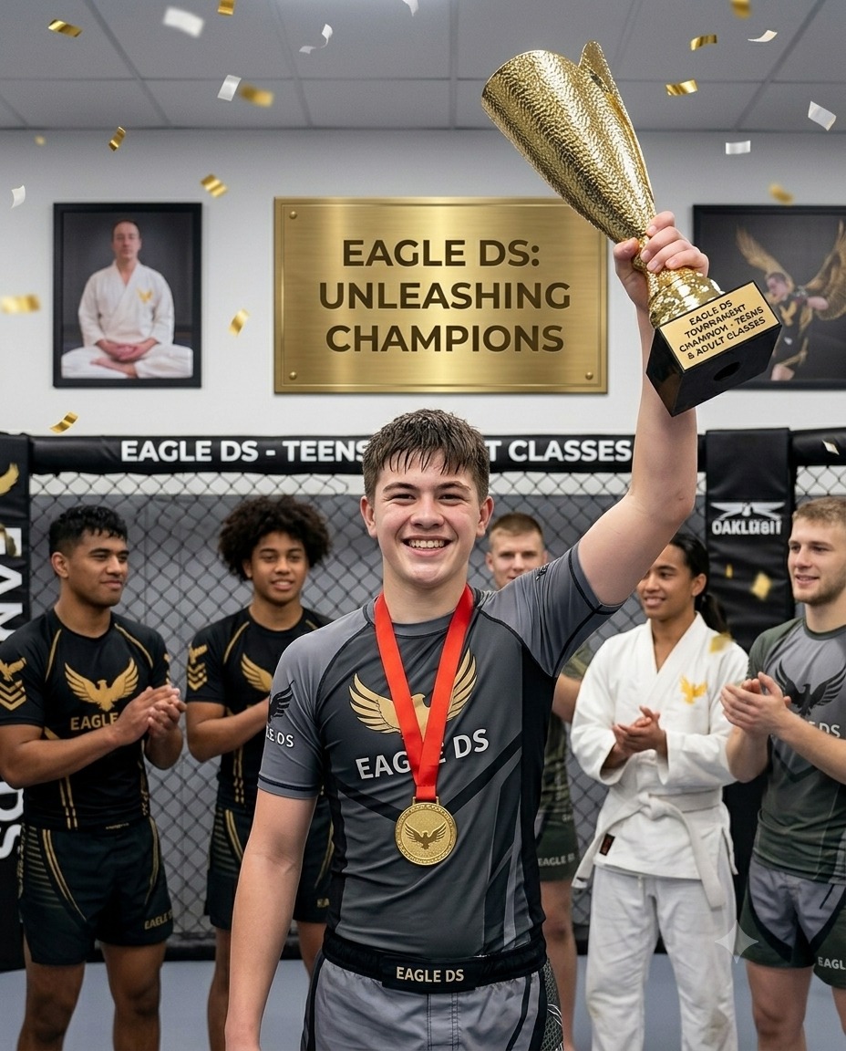 Teenager training at Eagle DS
